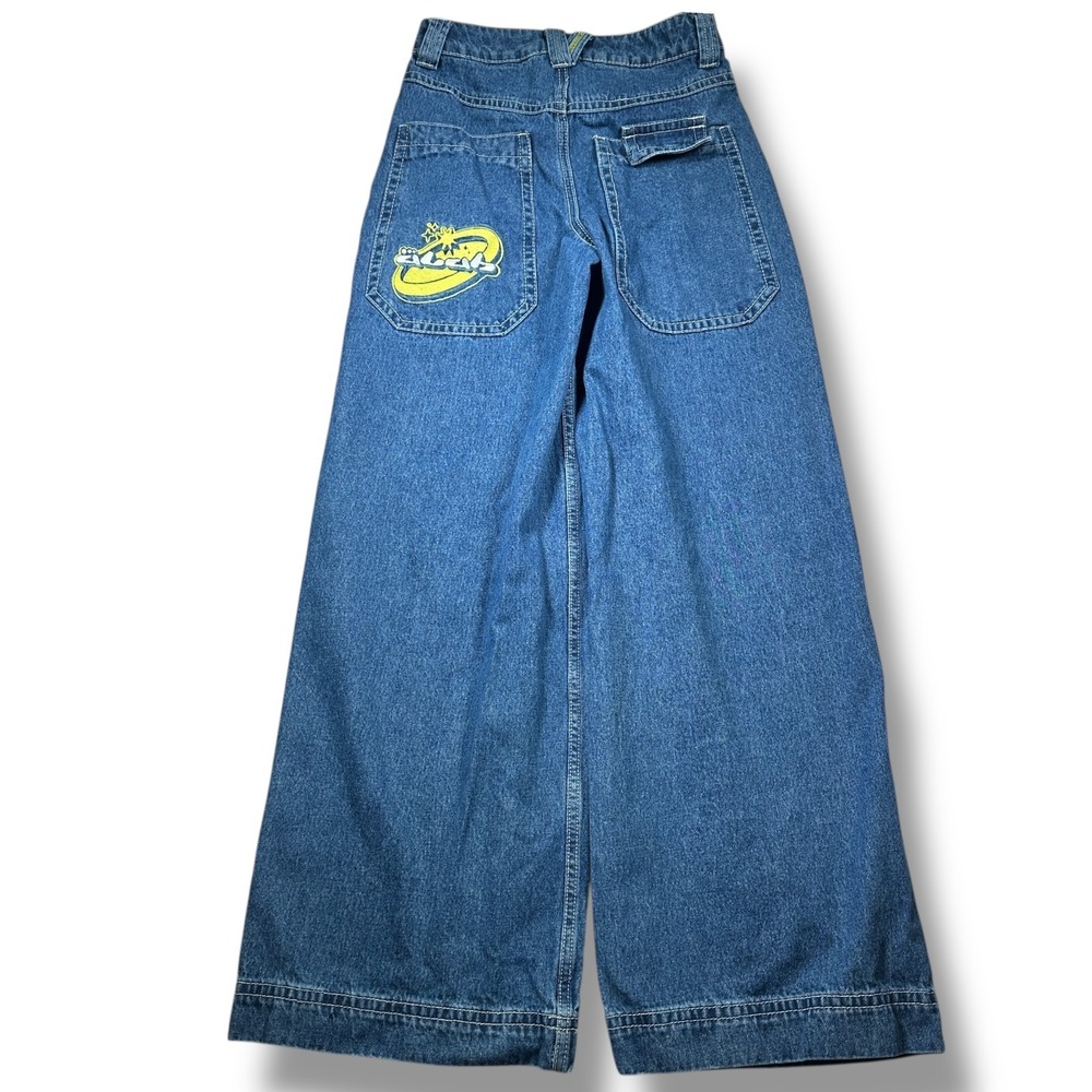ALAB Jeans Size 26 ‎ Blue Baggy Wide Leg Skater Streetwear Punk Skate Y2K